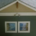 awning windows on exterior of lakehouse