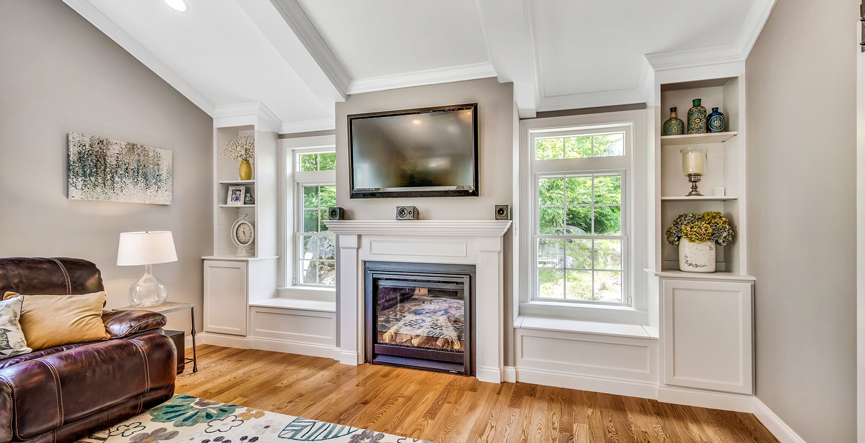 Double Hung Windows in a Living Room