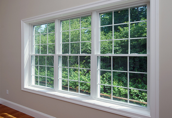 Inteior of home with doublehung harvey windows