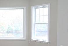 Interior of home with harvey trimkit windows