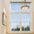 interior of home with double hung windows