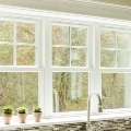 double hung windows in home kitchen