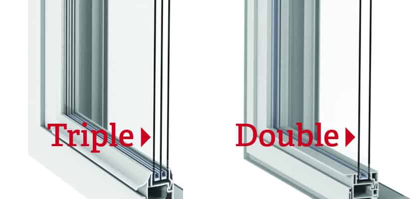 Double-glazing versus low-e glass