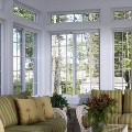 rolling windows inside home living room