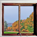 rolling window inside home kitchen over sink