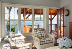 interior of home with casement harvey windows
